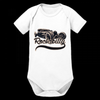 Rockabilly Car Baby romper